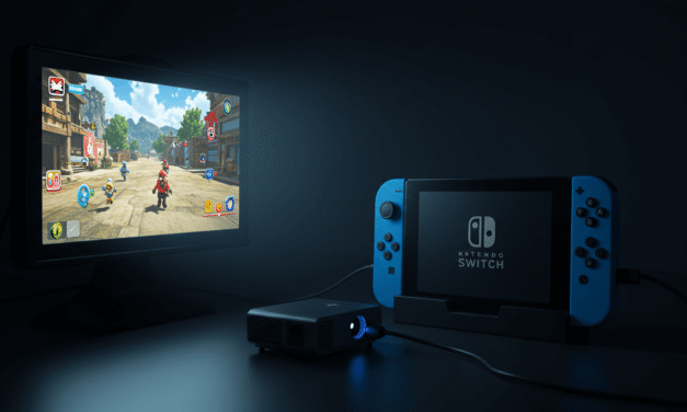 Switch投影機選購指南：4大規格評估、6款配件推薦，打造你的掌上遊戲影院