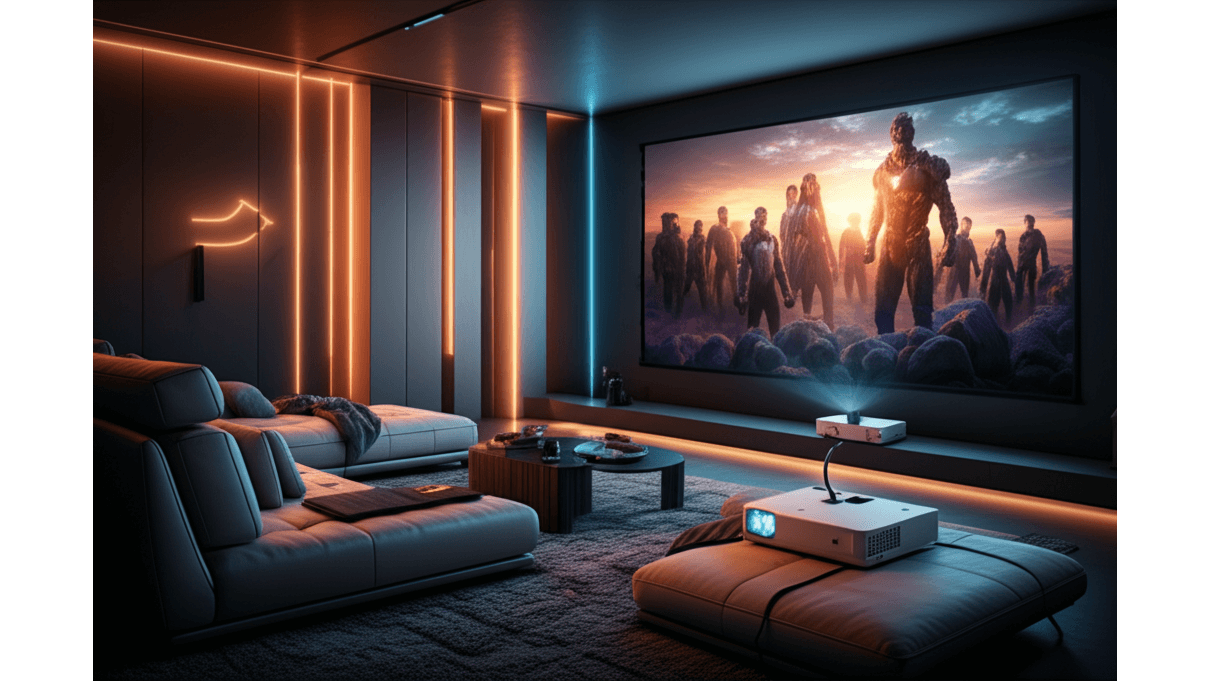 OVO投影機亮度與音效_最高2600_ANSI流明_10W_10W立體聲喇叭_Dolby_Audio