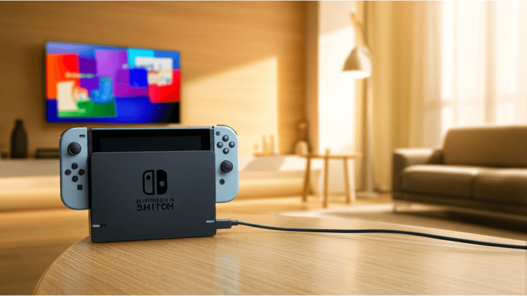Switch官方底座_3步驟連接教學_確保1080p_60fps穩定輸出