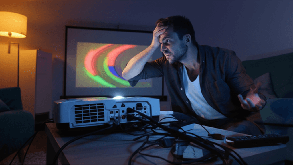 投影機自檢指南_燈泡壽命_畫面模糊_聲音異常快速排查